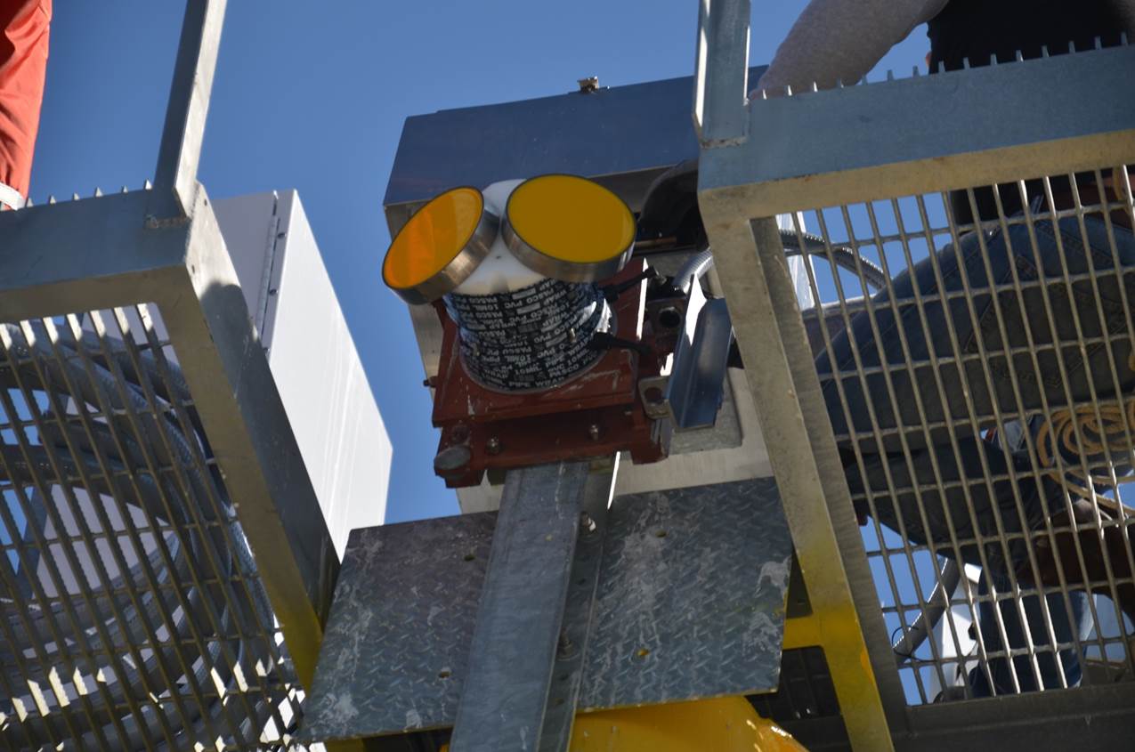 Nortek 2D profiler at Port of Morgan City