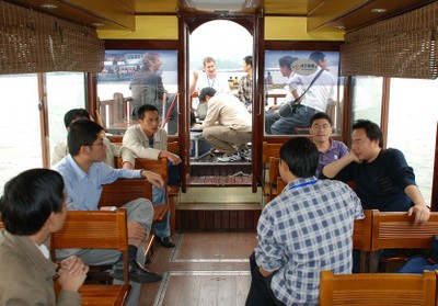 Hangzhou seminar -- boat