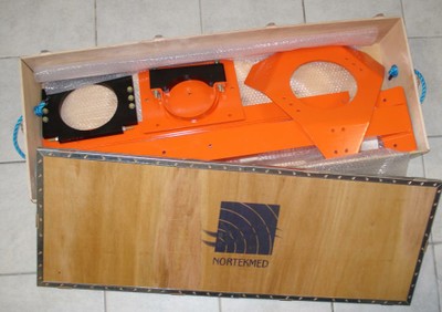 Frame in shipping box