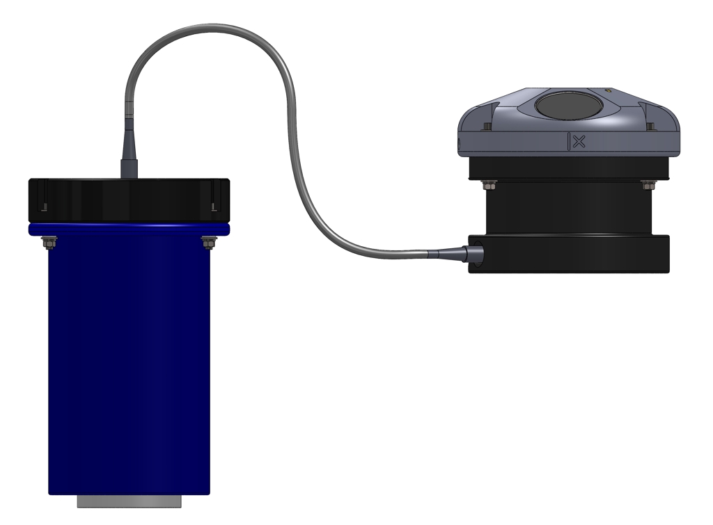 External battery canister for AWAC