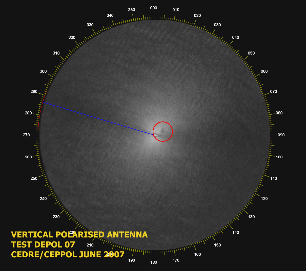 Test on "Cedre" in 2007