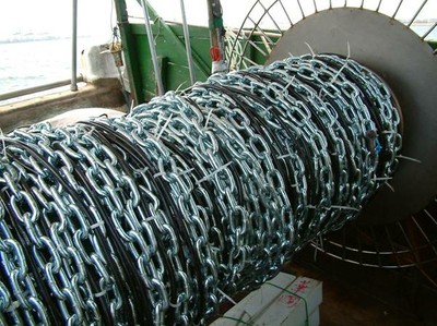 Offshore Cable On Spool with Chain - Taiwain